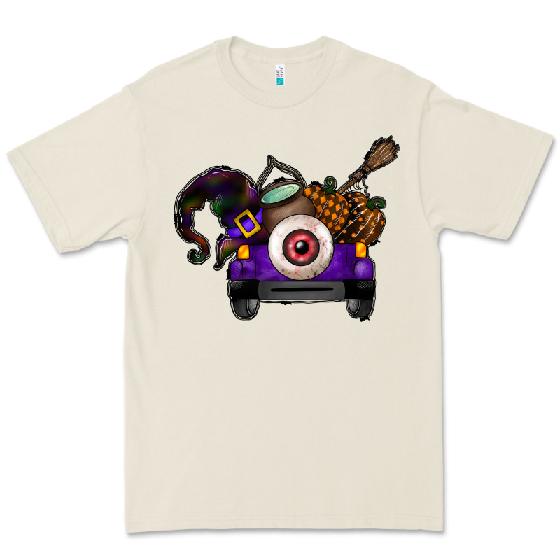 Halloween Truck Premium Tee by CowhideDigitalArt | Teevron
