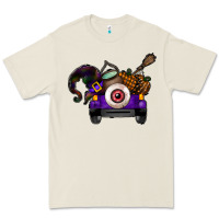 Bone Halloween Truck Premium Tee - CowhideDigitalArt