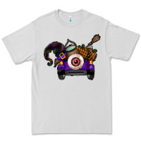 Dove Grey Halloween Truck Premium Tee - CowhideDigitalArt
