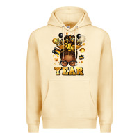 Pina Colada happy new year afro messy bun Premium Hoodie - texasbilliewilder