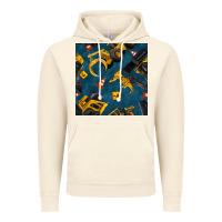 Vintage Artic construction vehicles seamless pattern Vintage Hoodie - BundleAndBundleShop