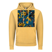 Vintage Mustard construction vehicles seamless pattern Vintage Hoodie - BundleAndBundleShop