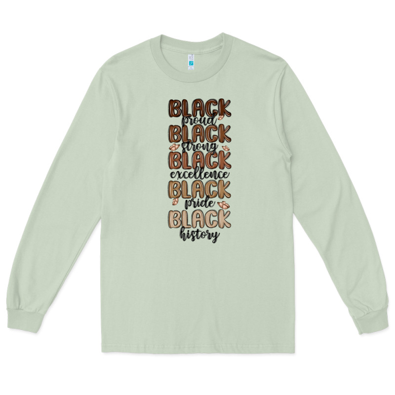 Black History Melanin Malia Long Sleeve Tee by MaliasSmallBusiness | Teevron