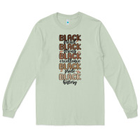 Matcha black history melanin malia Long Sleeve Tee - MaliasSmallBusiness