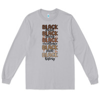 Moon Dust black history melanin malia Long Sleeve Tee - MaliasSmallBusiness