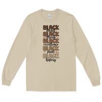 Mushroom black history melanin malia Long Sleeve Tee - MaliasSmallBusiness