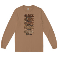 Toasted Coconut black history melanin malia Long Sleeve Tee - MaliasSmallBusiness