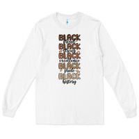 White black history melanin malia Long Sleeve Tee - MaliasSmallBusiness