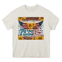 Cream freedom 4th of july Heavy Core Tee - BarkalooDesign