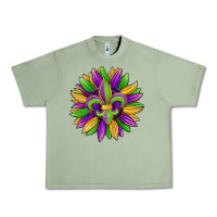 Oil Green mardi gras carnival sunflower Urban Heavy Tee - Jasminsmagicworld