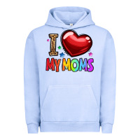 Pigment Grape Ice i love my moms Urban Hoodie - OliviaCreatesArt