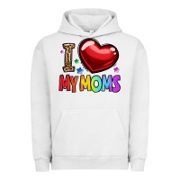 Pigment Lunar Rock i love my moms Urban Hoodie - OliviaCreatesArt