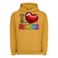 Pigment Peanut Butter i love my moms Urban Hoodie - OliviaCreatesArt