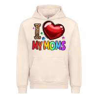 Sandshell i love my moms Urban Hoodie - OliviaCreatesArt