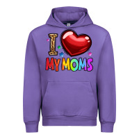 Tulip i love my moms Urban Hoodie - OliviaCreatesArt