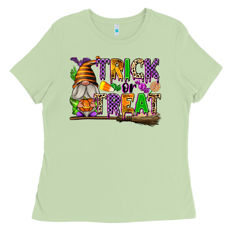 Trick Or Treat Ladies Tee by texasbilliewilder | Teevron