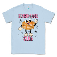 Dusty Blue breakfast club Classic Tee - MaliasSmallBusiness