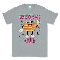 Heather Grey breakfast club Classic Tee - MaliasSmallBusiness