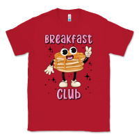 Red breakfast club Classic Tee - MaliasSmallBusiness