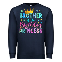 Navy brother of the birthday princess Premium Sweatshirt - NancyCooperArtShop