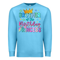 Ocean Blue brother of the birthday princess Premium Sweatshirt - NancyCooperArtShop