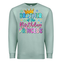 Seafoam brother of the birthday princess Premium Sweatshirt - NancyCooperArtShop
