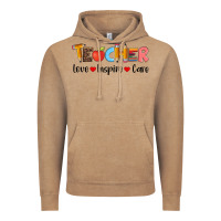 Vintage Coffee teacher love inspıre care wıth  and pen Vintage Hoodie - Artiststas