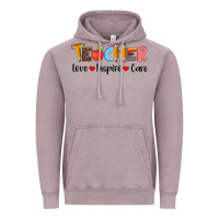Teacher Love Inspıre Care Wıth  And Pen Vintage Hoodie | Teevron
