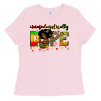 Bubblegum Pink unapologetically dope Ladies Tee - Zillion Design Studio