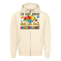 Sandshell puzzle heart inclusivity message Zipper Hoodie - LillyAllenDesigns