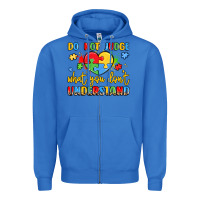 True Royal puzzle heart inclusivity message Zipper Hoodie - LillyAllenDesigns