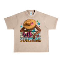 French Oak Hello sunshine Urban Heavy Tee - NancyCooperArtShop