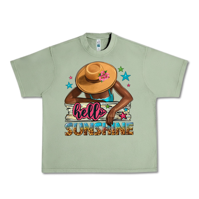 Hello Sunshine Urban Heavy Tee by NancyCooperArtShop | Teevron