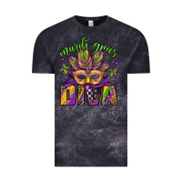 Cloud Black mardi gras diva Vintage Tee - Jasminsmagicworld