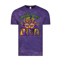 Cloud Purple mardi gras diva Vintage Tee - Jasminsmagicworld