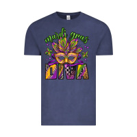 Vintage Denim mardi gras diva Vintage Tee - Jasminsmagicworld