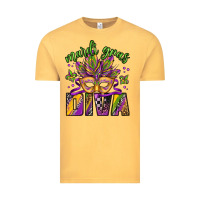 Vintage Mustard mardi gras diva Vintage Tee - Jasminsmagicworld