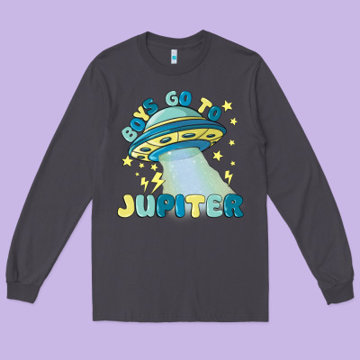 Boys Go To Jupiter Long Sleeve Tee Designed By Maliassmallbusiness