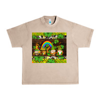 French Oak western st patricks gnomes Urban Heavy Tee - AdoDesignShop