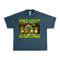 Midnight Navy western st patricks gnomes Urban Heavy Tee - AdoDesignShop