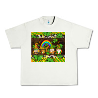 Pistachio western st patricks gnomes Urban Heavy Tee - AdoDesignShop