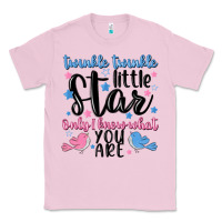 Bubblegum Pink twinkle twinkle little star Classic Tee - MaliasSmallBusiness