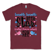 Burgundy twinkle twinkle little star Classic Tee - MaliasSmallBusiness