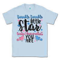 Dusty Blue twinkle twinkle little star Classic Tee - MaliasSmallBusiness