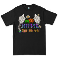 Black hippie halloween Premium Tee - CowhideDigitalArt