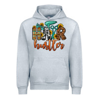 Heather Grey hair hustler Urban Hoodie - OliviaCreatesArt