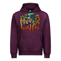 Mauve Wine hair hustler Urban Hoodie - OliviaCreatesArt