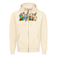 Sandshell image title puzzlethemed beverages and accessories Zipper Hoodie - LillyAllenDesigns