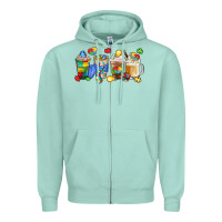 Seafoam image title puzzlethemed beverages and accessories Zipper Hoodie - LillyAllenDesigns