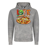 Cloud Rock love pizza Vintage Hoodie - AdoDesignShop